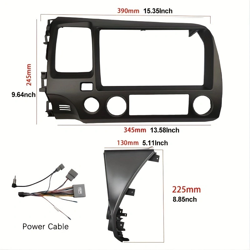 (2개) 혼다 06-11 구형 시빅 차량 탑재형 스마트 GPS 내비게이션 일체형 10인치 안드로이드 대형 화면이 적합합니다.