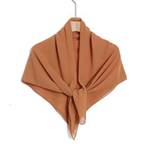New Product Solid Color Pearl chiffon square scarf, single color chiffon pearl headband scarf, small size shawl for women