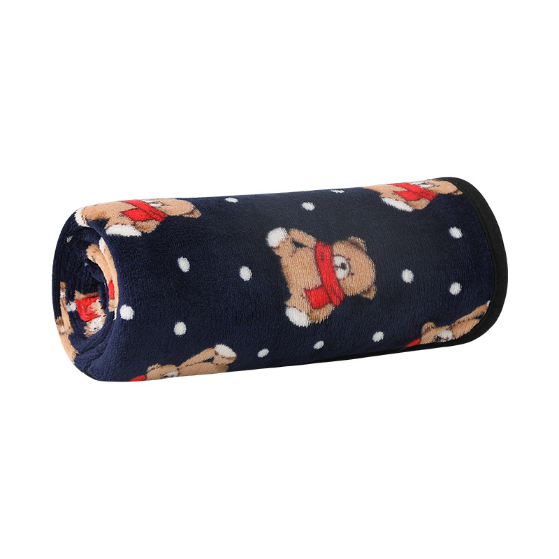 Manta de mascota caliente transfronteriza Four Seasons manta universal para gatos y perros manta de franela engrosada manta de impresión de pata suministros para mascotas