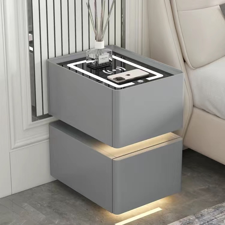 우아한 그레이 스마트 조리대 + USB