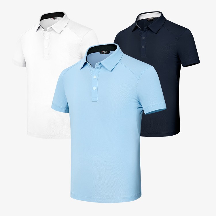 Children's Golf Clothing Team Short Sleeve Boys T-Shirt Sportswear Can Take in stock/10 Pieces Free Logo Fee