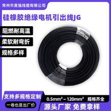 JG硅橡胶绝缘电机绕组引接线引出电线JG-1000V耐高温高压电线引线