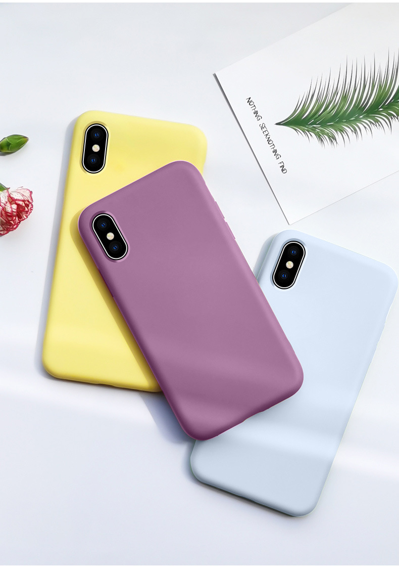 Apple X cep telefonu kılıfı için uygundur iPhonexsmax cep telefonu kılıfı XR düşmeyi önleyici ultra ince sert silikon 11 şeffaf beyaz xs