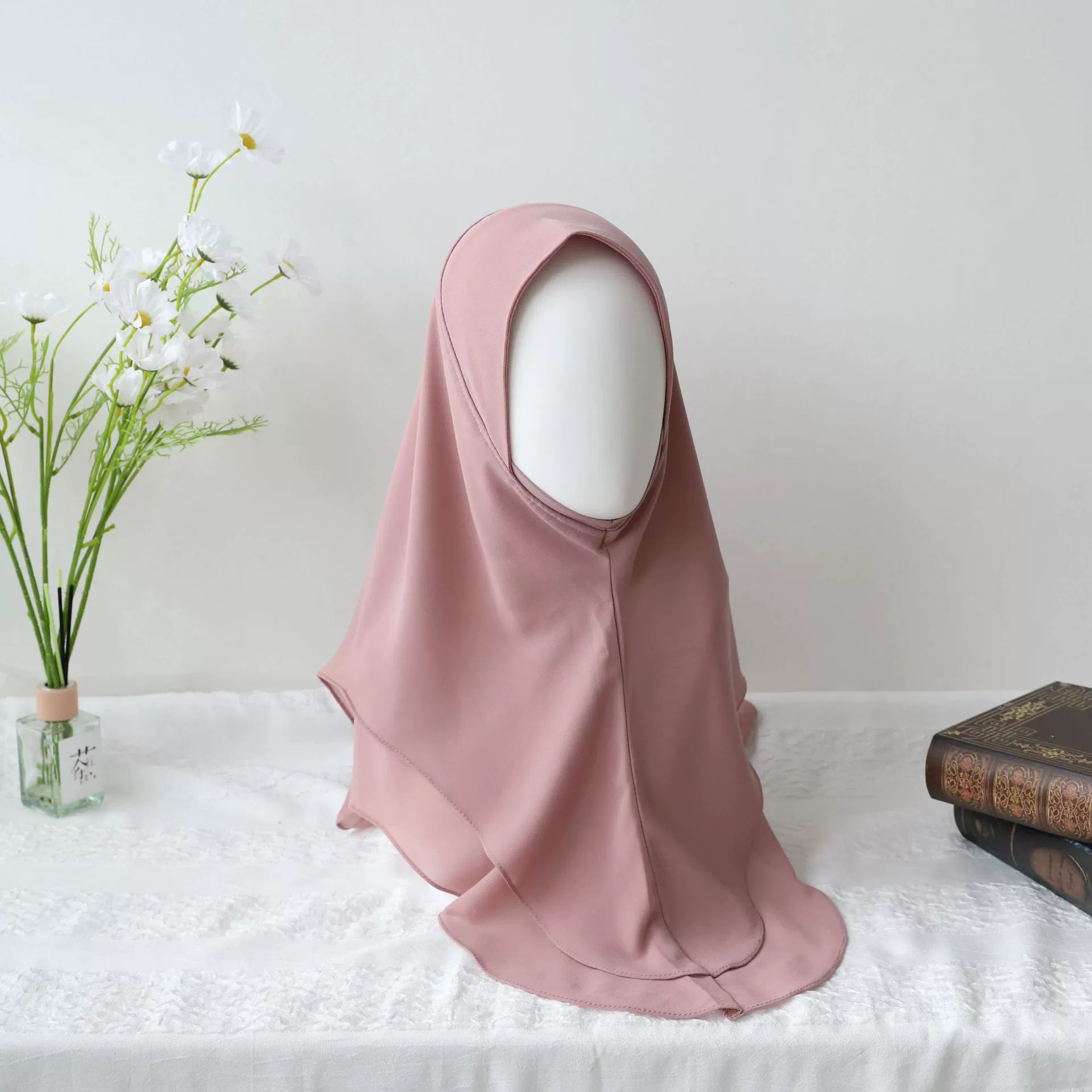 Scarf chiffon breathable comfortable, one size, multi-color hijab style