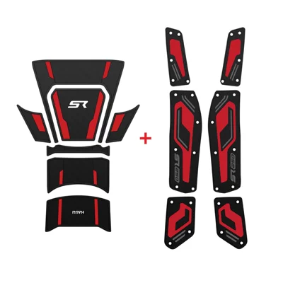 Motorcycle pedals | Accessories - racing-red-fuel-tank-pad-foot-pad-not-compatible-with-2026-models
