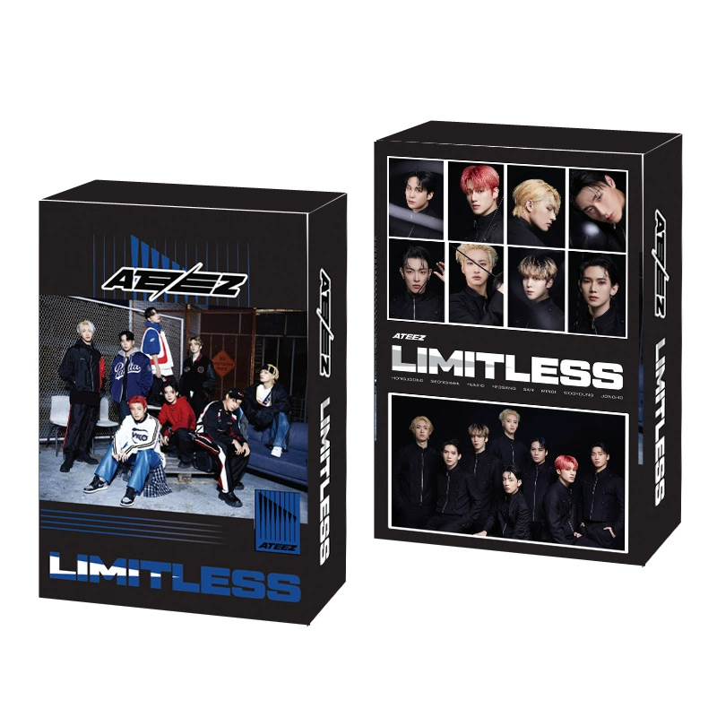 Новое от ATeez "Limitless" 55 маленьких карточек коробка для маленьких карточек Ming