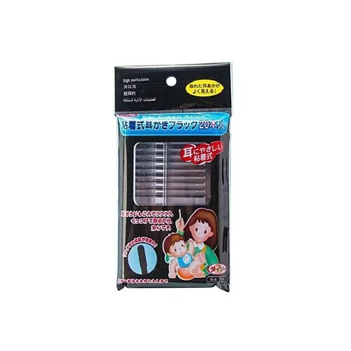 Ear scoop ear scoop sticky spiral ear and nose cleaning stick disposable sticky cotton swab self-adhesive ear stick cotton swab