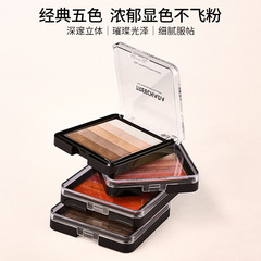 有中文標 泰國TREECHADA眼影盤桃花妝大地色裸妝珠光南瓜初學