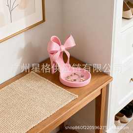 跨境新品High heels jewelry tray 高跟鞋首饰托盘3D打印摆件