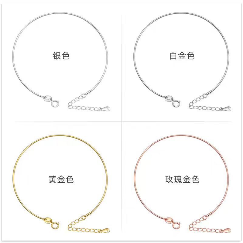 S925 Sterling Silver Bracelet DIY Jewelry Accessories Extension Chain Detachable Screw Universal Bracelet Bead Threading Manufacturer Wholesale S925 Sterling Silver Bracelet DIY Jewelry Accessories Extension Chain Detachable Screw Universal Bracelet Bead Threading Manufacturer Wholesale