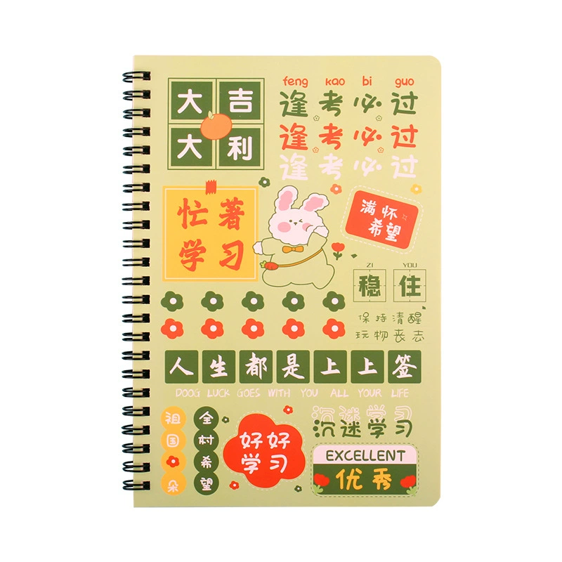Genuine cute set, laptop for students, notebook, tear-off sheet