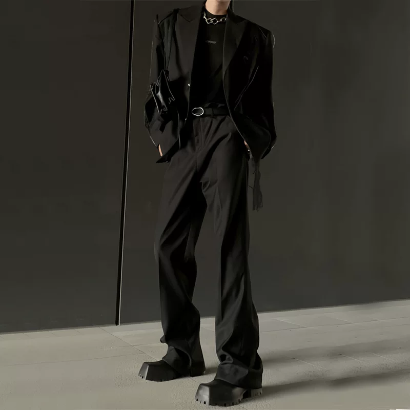 JTFS Niche Advanced Sensory Sensory West Pants Мужские брюки в стиле high street, VIBE, полинезийский мотив, свободные, прямые повседневные брюки