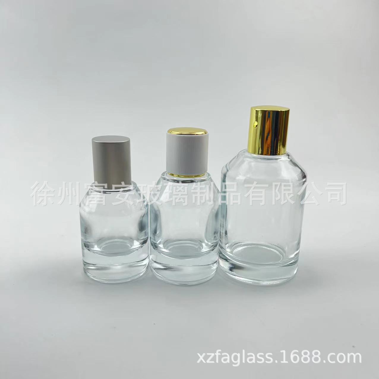 现货批发玻璃香水瓶30ml 50ml卡口分装喷雾瓶便携透明化妆品瓶