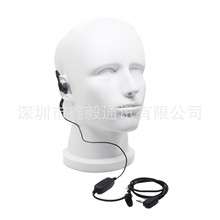 K头G挂双PTT耳机适用于宝锋UV-82 UV-8D对讲机的2针双PTT耳机话筒