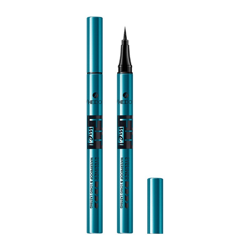 Maquillaje transfronterizo para Shedoes, secado rápido, impermeable y resistente al sudor, no se desvanece, no se pierde el maquillaje, delineador de ojos negro fresco. image 5
