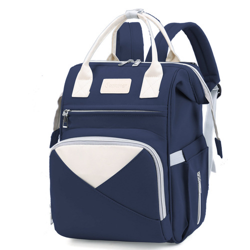 Large-capacity backpack mommy bag, multi-compartment storage, milk storage mommy bag, portable insulation warehouse, multi-functional mother and baby bag