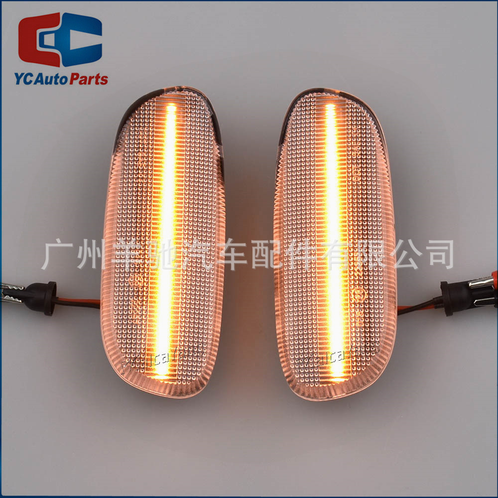 Adecuado para Subaru Impreza Luz amarilla Agua corriente LED Luz lateral Luz de señal de giro