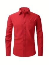 P 52948 Men's Stretch Wrinkle Resistant Shirt �����������