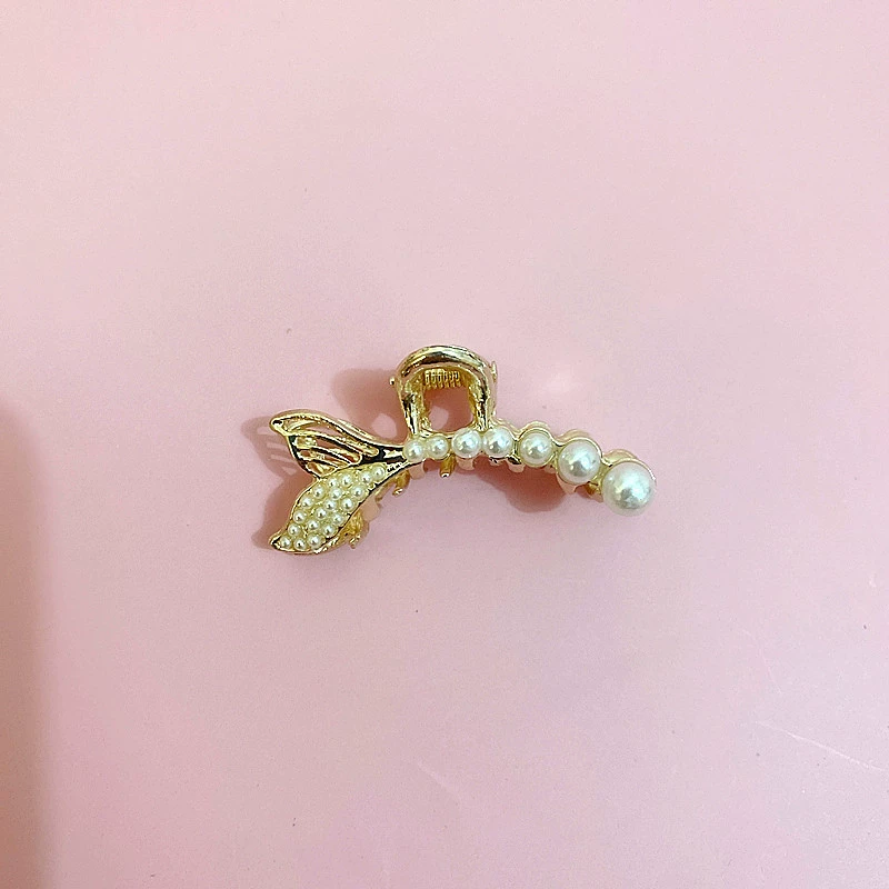Metal crab pin, hairgrip, Korean bangs, cat's eye