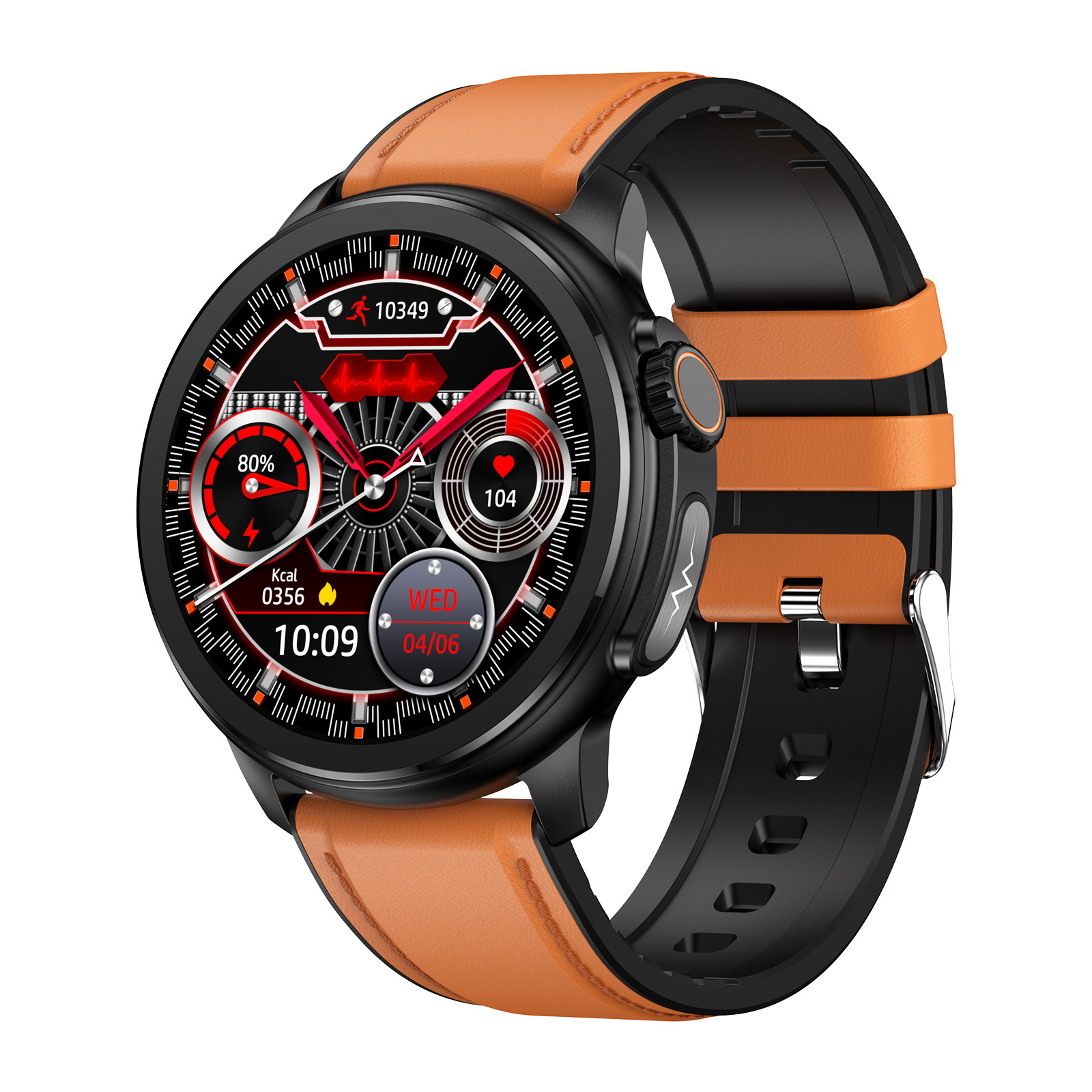 Smart Watch With Ecg And Body Fat Analysis Amoled Display_voghion.com