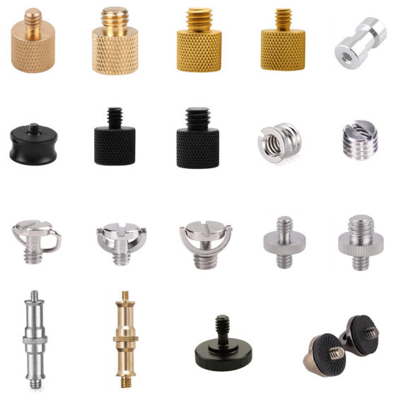 Flash holder adapter magic hand cylindrical adapter screw holder tripod crab clamp quick-fit plate screw