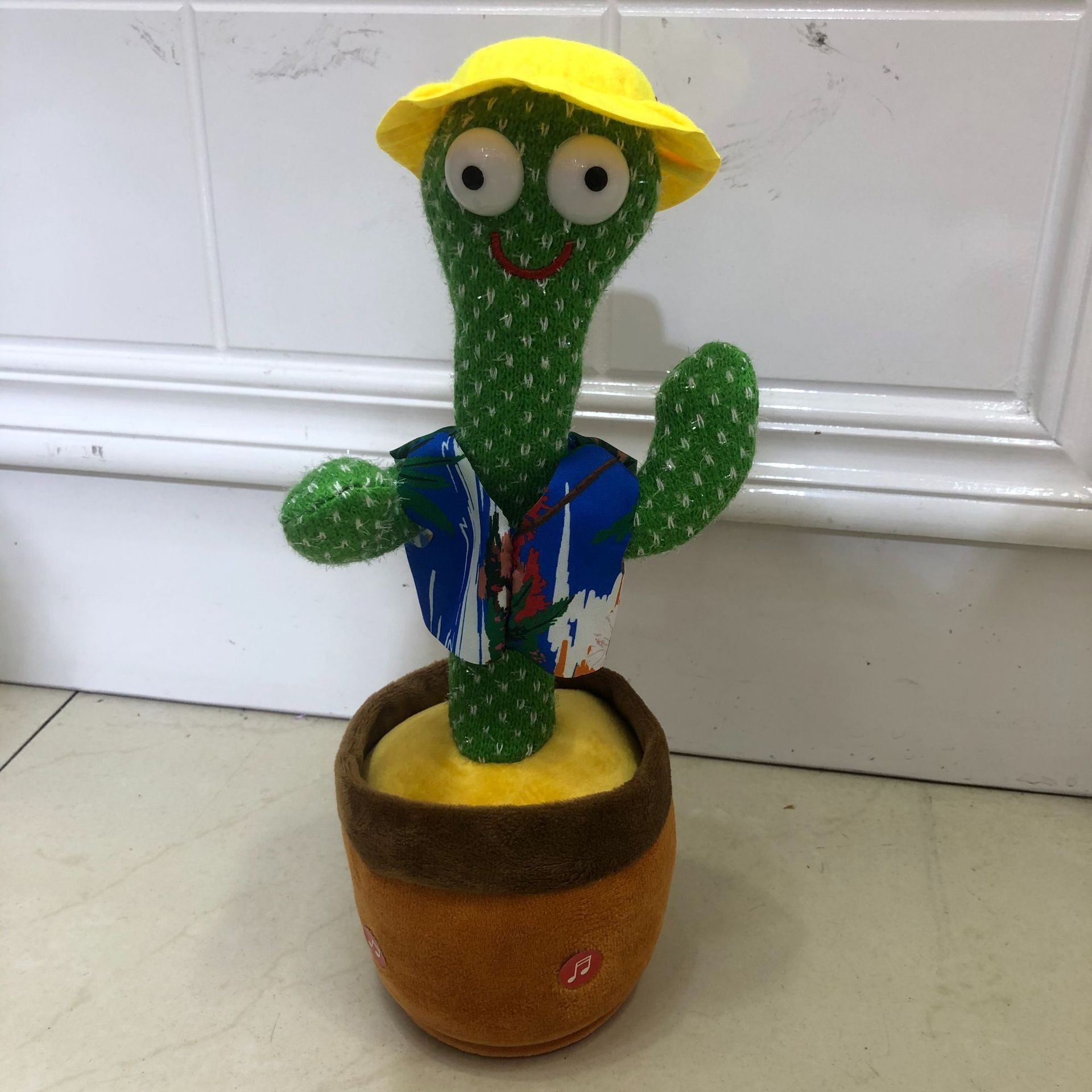 Bailando cactus cantando habla danzando juguetes de peluche Twist Gans regalo de cumpleaños para niños juguetes al por mayor