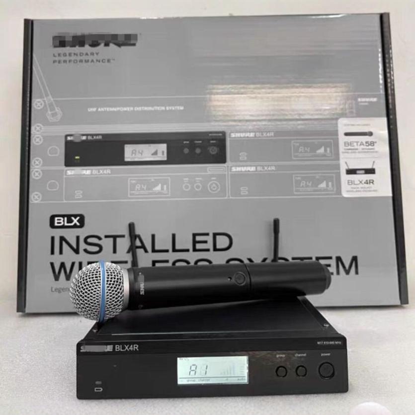 BLX24R/SM58 BETA58A 전문 무대 공연 라이브 노래방 용 국경 무선 마이크