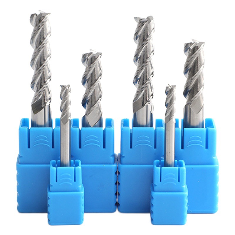 Fresa de aluminio de 3 filos de 55 grados, fresa de acero de tungsteno, fresado de aluminio, carburo especial, herramienta CNC, fresa de aleación de aluminio de 3 filos