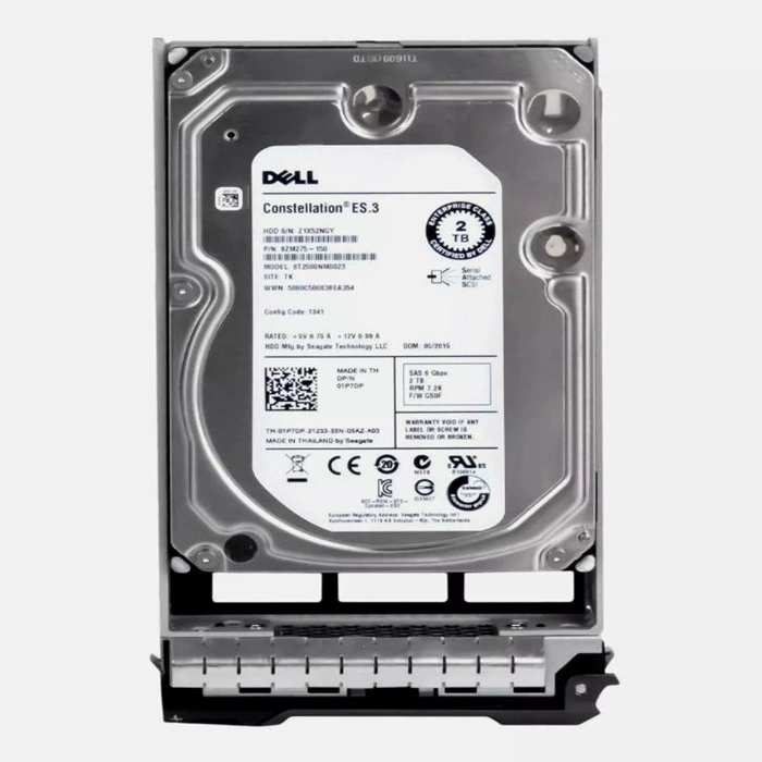 Жесткий диск сервера 2,5" SAS 7.2K 3.5 01p7dp ST2000NM0023 2T SAS