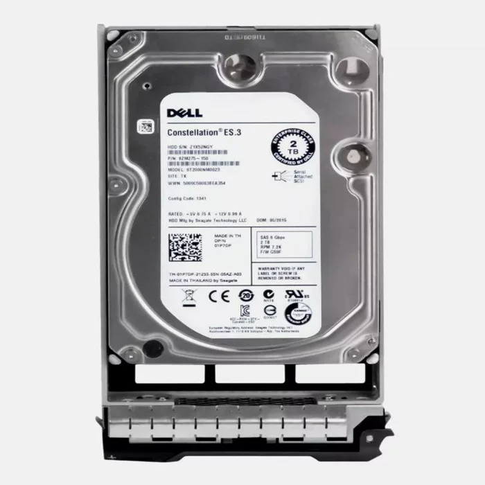 Жесткий диск сервера 2,5" SAS 7.2K 3.5 01p7dp ST2000NM0023 2T SAS