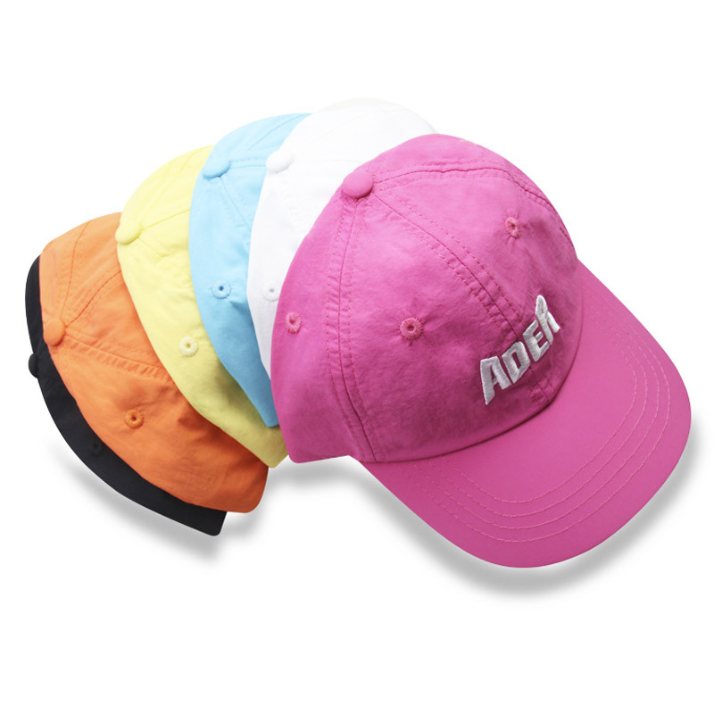 Sombreros personalizados para niños mujeres letras de moda bordadas versátiles casuales coreanos al aire libre gorras de béisbol secas rápidas image 6