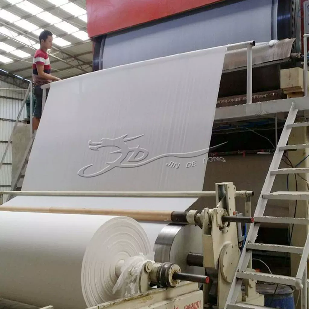 厂家定制2880mm卫生纸造纸机废纸浆板制浆造纸生产线日产量10吨