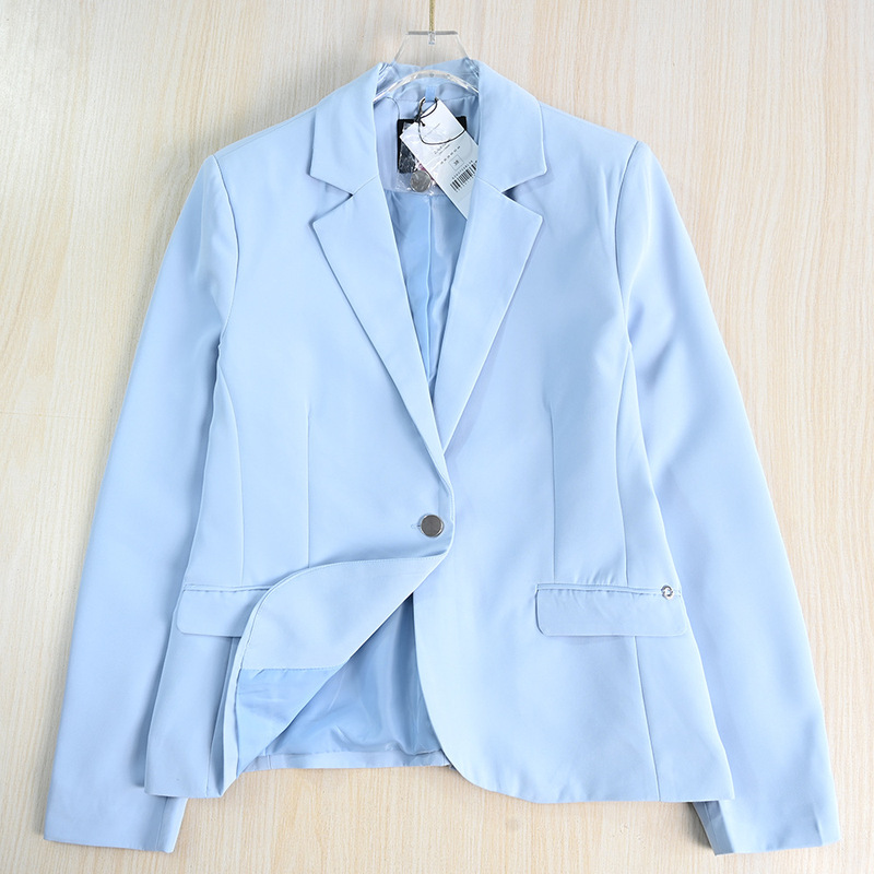 Siqi Women's Clothing 259/25 Commuting Style Elastic One-Button Slim Casual Small Suit