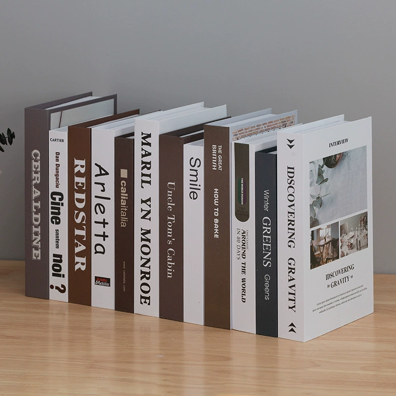 Реалистичные современные украшения, брендовая книжная полка для гостиной, простой и элегантный дизайн, скандинавский стиль