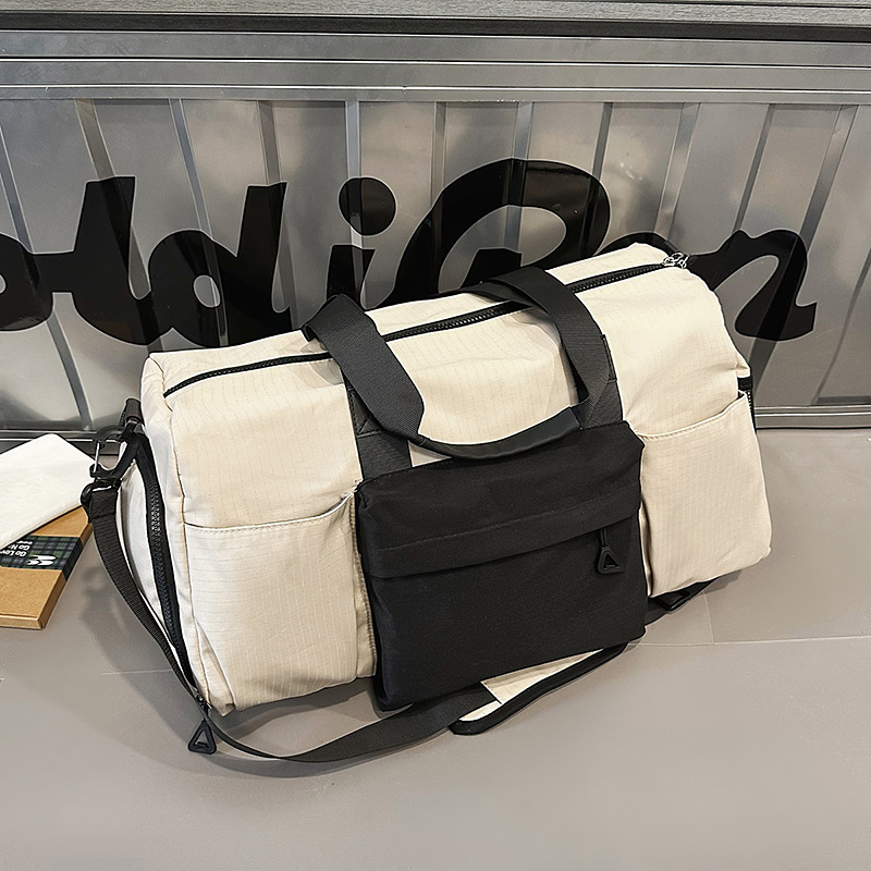 Nueva bolsa de viaje de corta distancia transfronteriza, bolsa de fitness deportiva ligera, bolsa de yoga, bolsa de almacenamiento portátil de gran capacidad para la producción