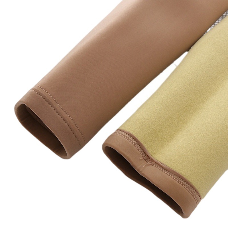 Water-Light Leggings, Nine-Tenths Length, 200g, 300g, 400g, 500g, Skin-Colored Shark Skin Leggings for Women