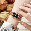 Fashionable square quartz swiss watch, wholesale