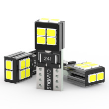 跨境专供T10汽车led灯泡2835解码10SMD示宽灯车内灯高亮牌照灯W5w