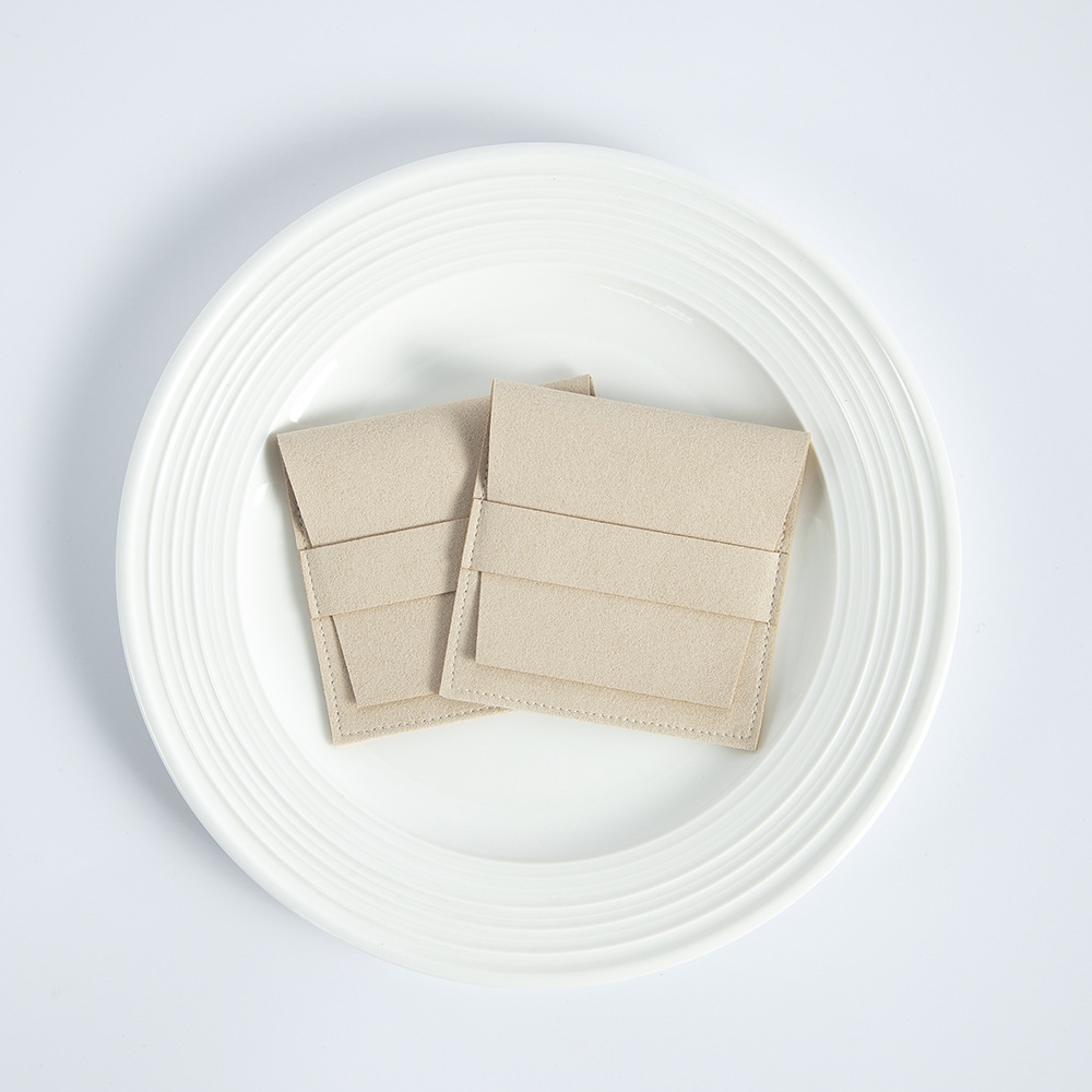 Simple Style Solid Color Cloth Jewelry Packaging Bags 1 Piece