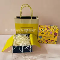 Складной ящик с узором L'Occitane, подарочная коробка для крема для рук, подарочный пакет, набор