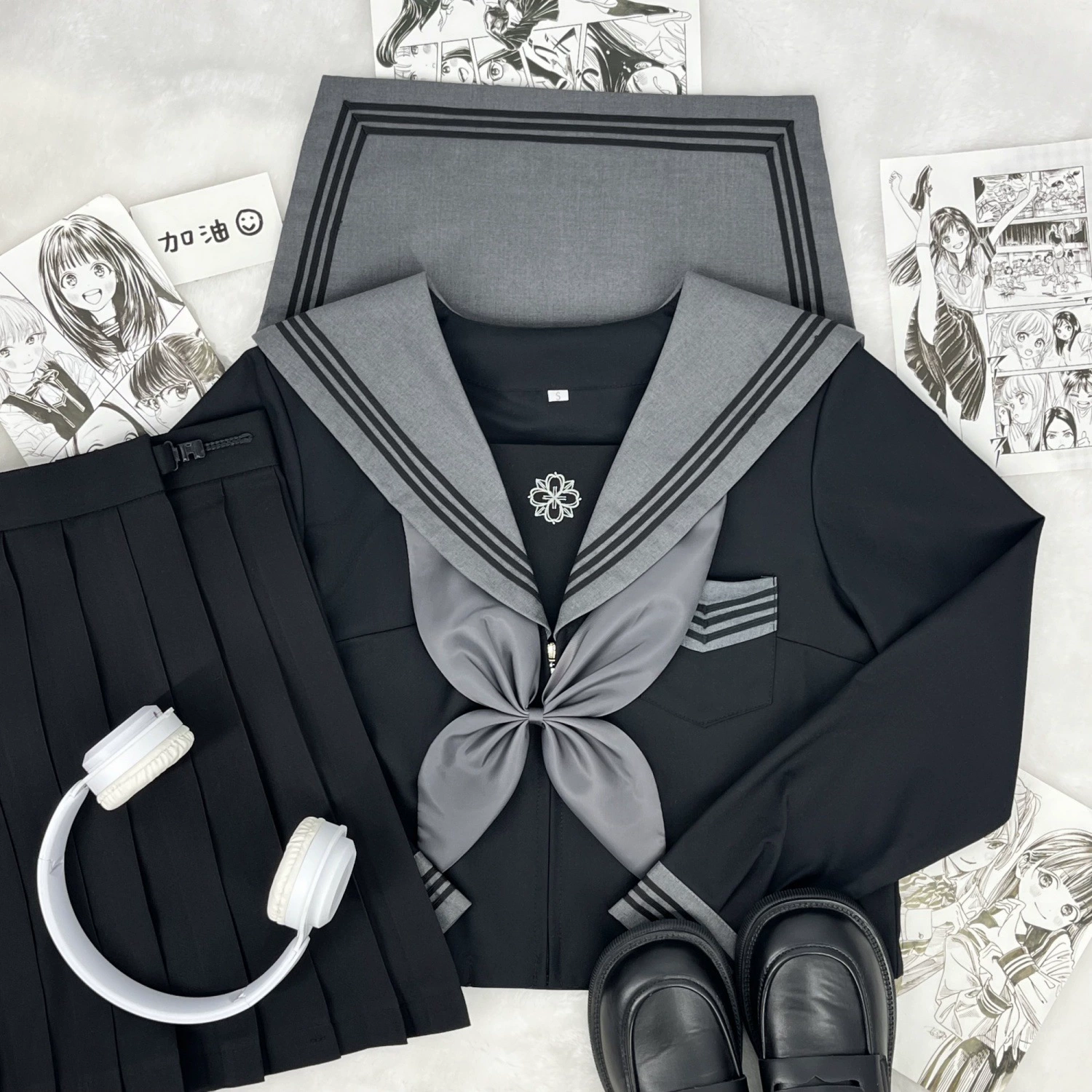 [Кроссовая вишня] Оригинальная форма JK для японских школ для матросских костюмов