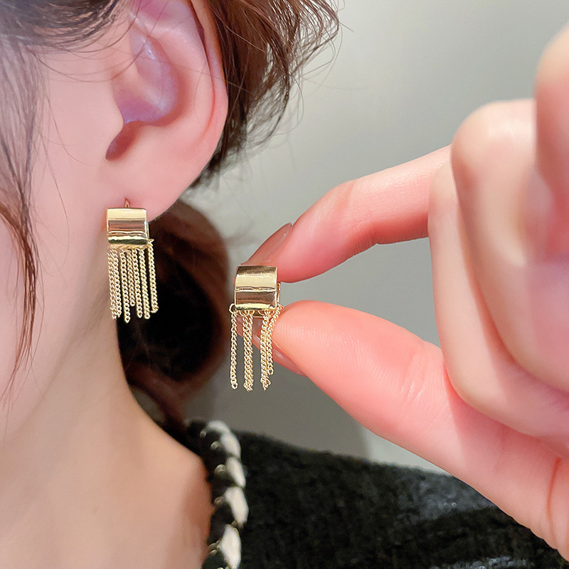 Fashion Geometric Copper Plating Drop Earrings 1 Piece