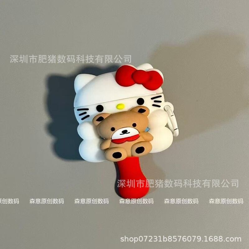新しい漫画のパターンに適した airpods4 Bluetooth ヘッドフォン カバー Apple 2/3/pro クリエイティブ シリコーン保護カバー|undefined