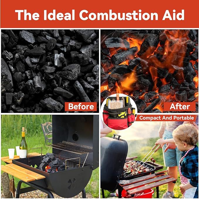 30/60/100/120 Stück Natürlicher Feueranzünder Wachsstäbchen Geeignet für Kamin Grill Ofen Schornstein Holzkohleanzündung – Detail 7