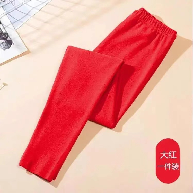 秋冬季德绒打底秋裤中腰内穿无痕紧身加绒高弹防寒保暖线裤女批发|undefined