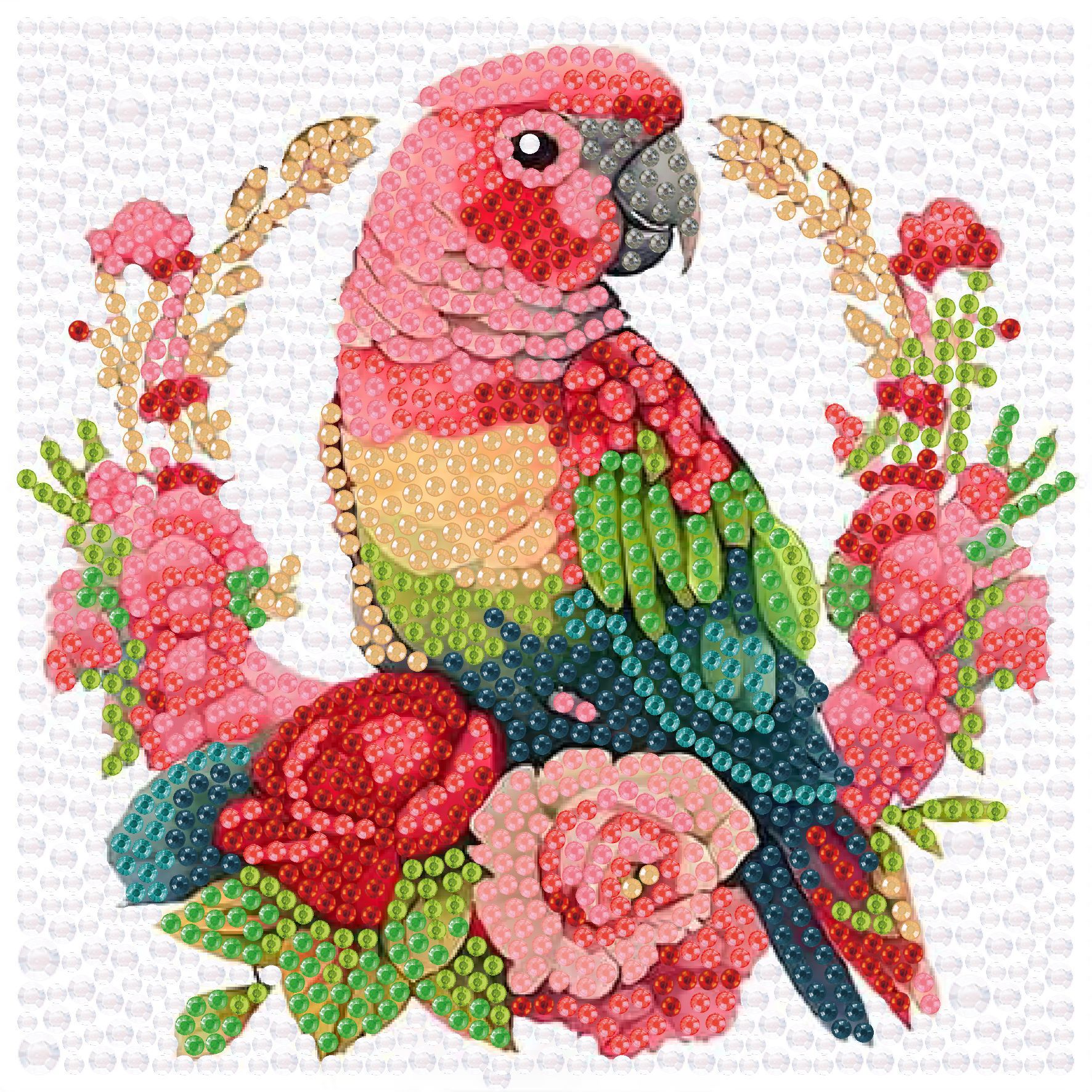 DS24 single cartoon diamond painting (with frame 15*15cm)