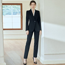 春秋新款一粒扣西服套装气质女神范售楼部工作服白领职业装正装OL