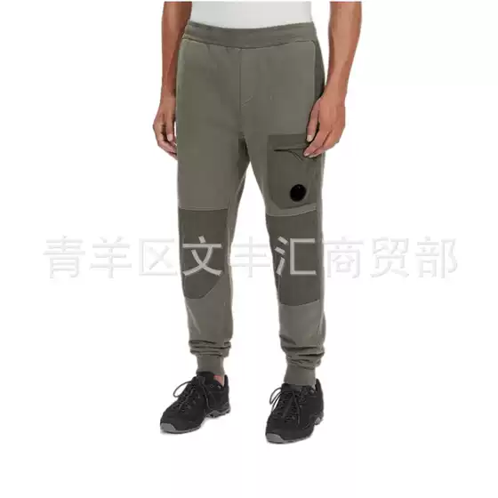 New Cross-border Autumn and Winter Men's Korean Style Sports Thickened fleece-lined Casual Trousers Trendy Brand Loose Cotton Sweat Pants Men's Trendy