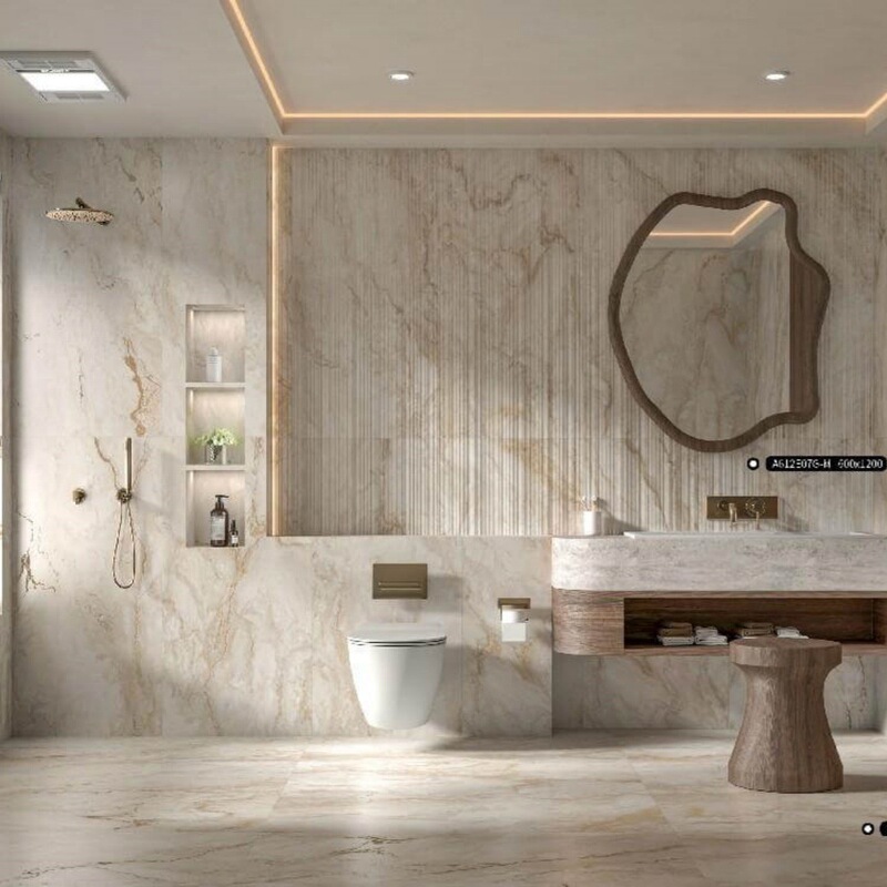 Texted brick dry grain micro mold surface pull groove brick 600 x 1200 villa designer bedroom bathroom balcony