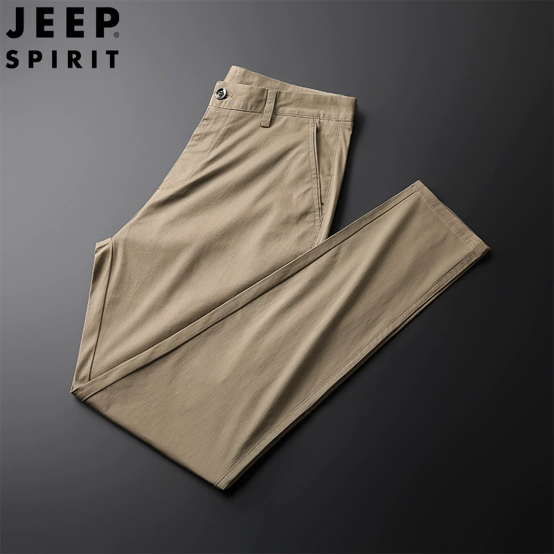 JEEP SPIRIT мужские модные повседневные брюки стрейч свободные прямые брюки мужские спортивные брюки оптом 21208